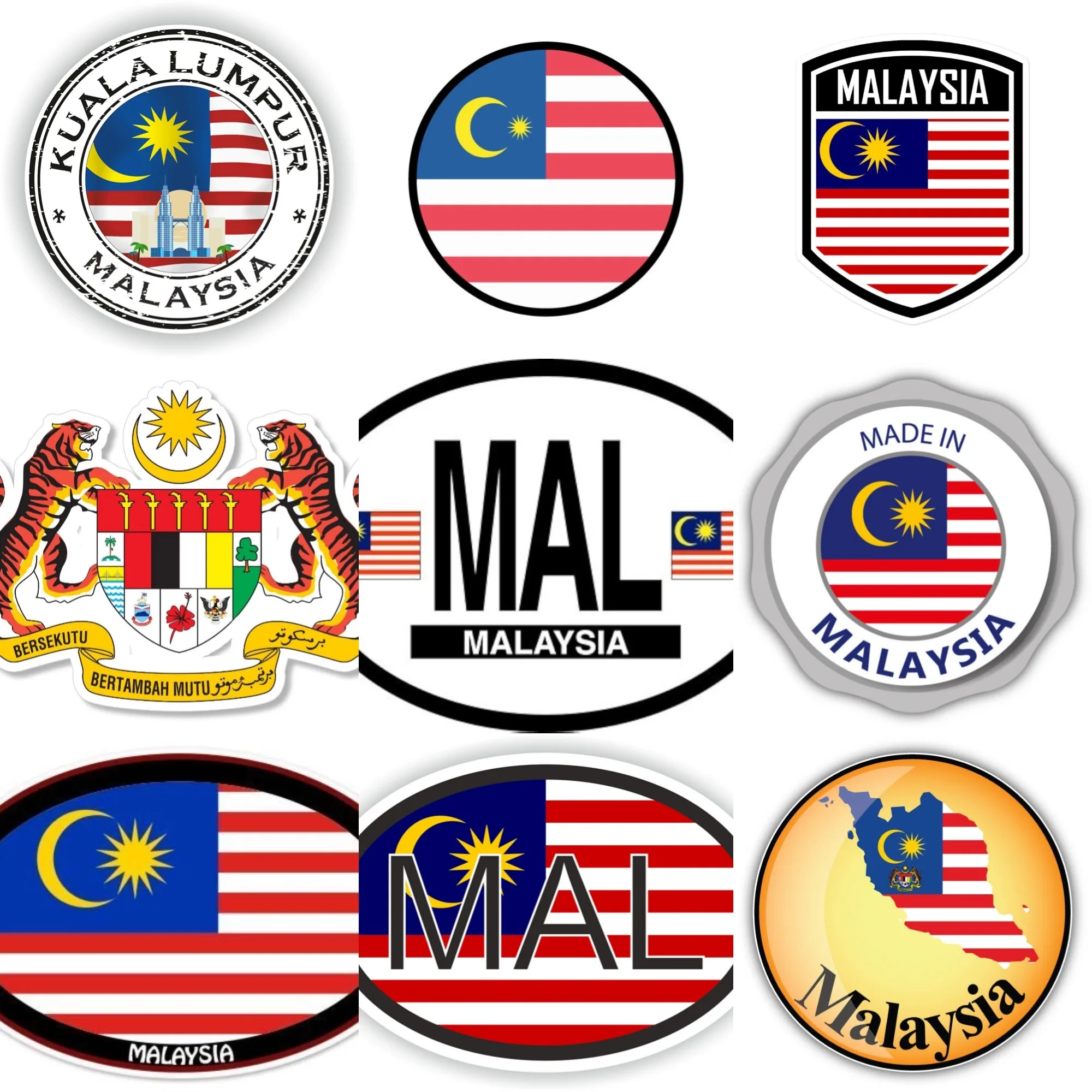 Car Accessories Malaysia - Emblema de la bandera de Malasia,
