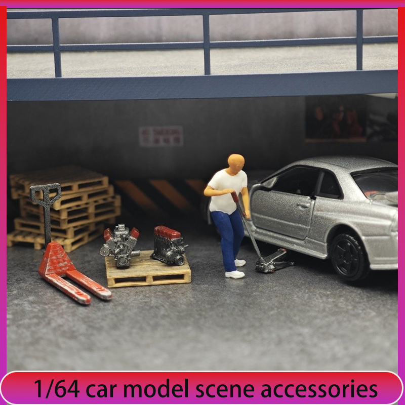 Car Accessories For Decoration - 1:64 Decoración de escenas de taller