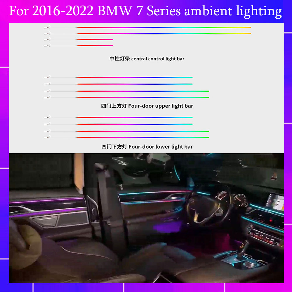 Led Interior Ambient Light - Kit de iluminación ambiental para BMW