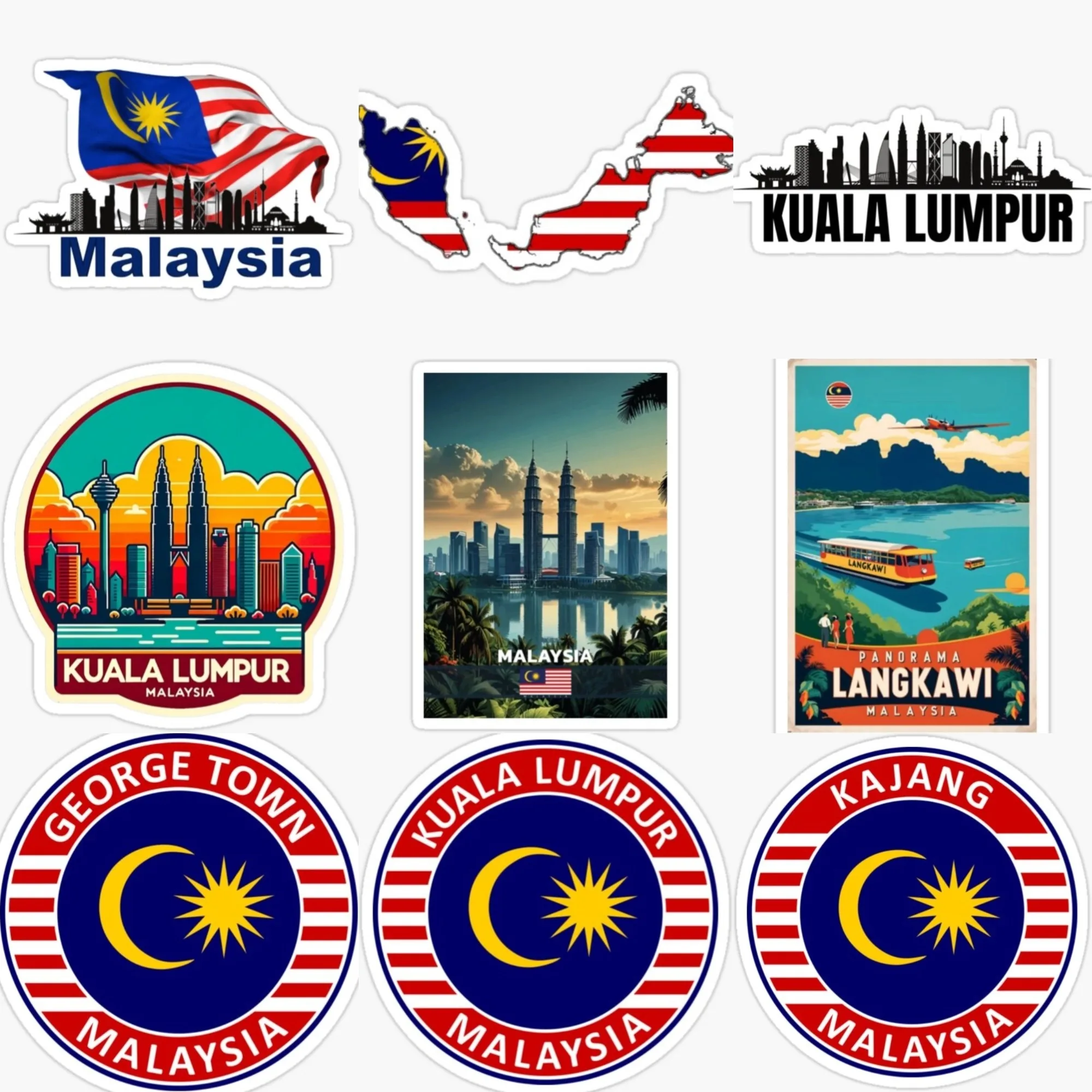 Car Accessories Malaysia - Etiqueta engomada creativa del PVC del