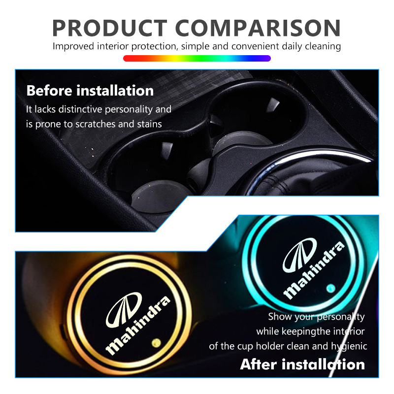 Posavasos Luminoso para Coche, - Car Accessories Xuv 300 reseña y precio