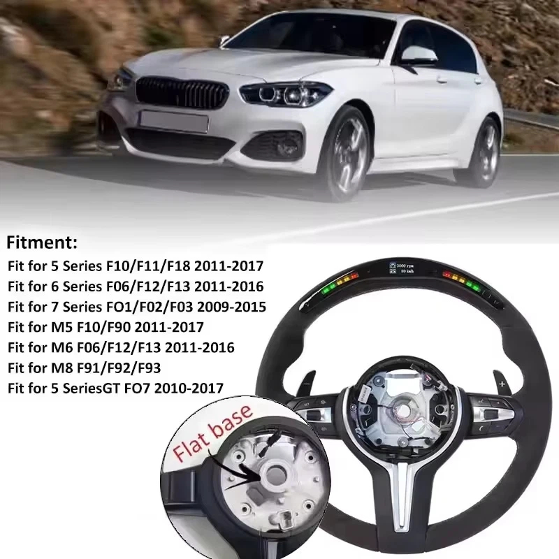 Volante de cuero para BMW F10  - Car Accessories App reseña y precio