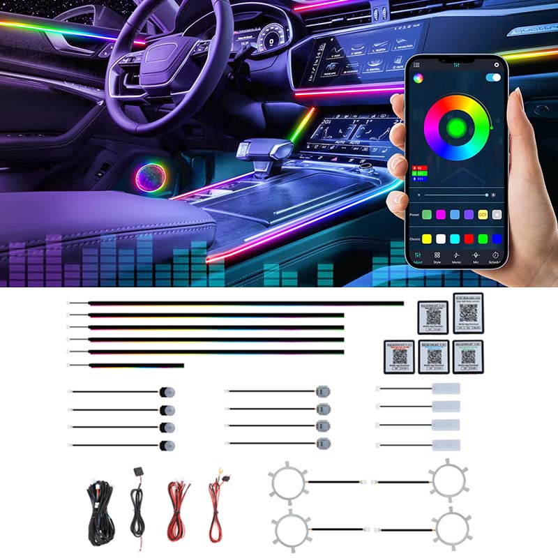 Kit de Luces LED RGB Dinámicas - Led Interior Ambient Light reseña y precio