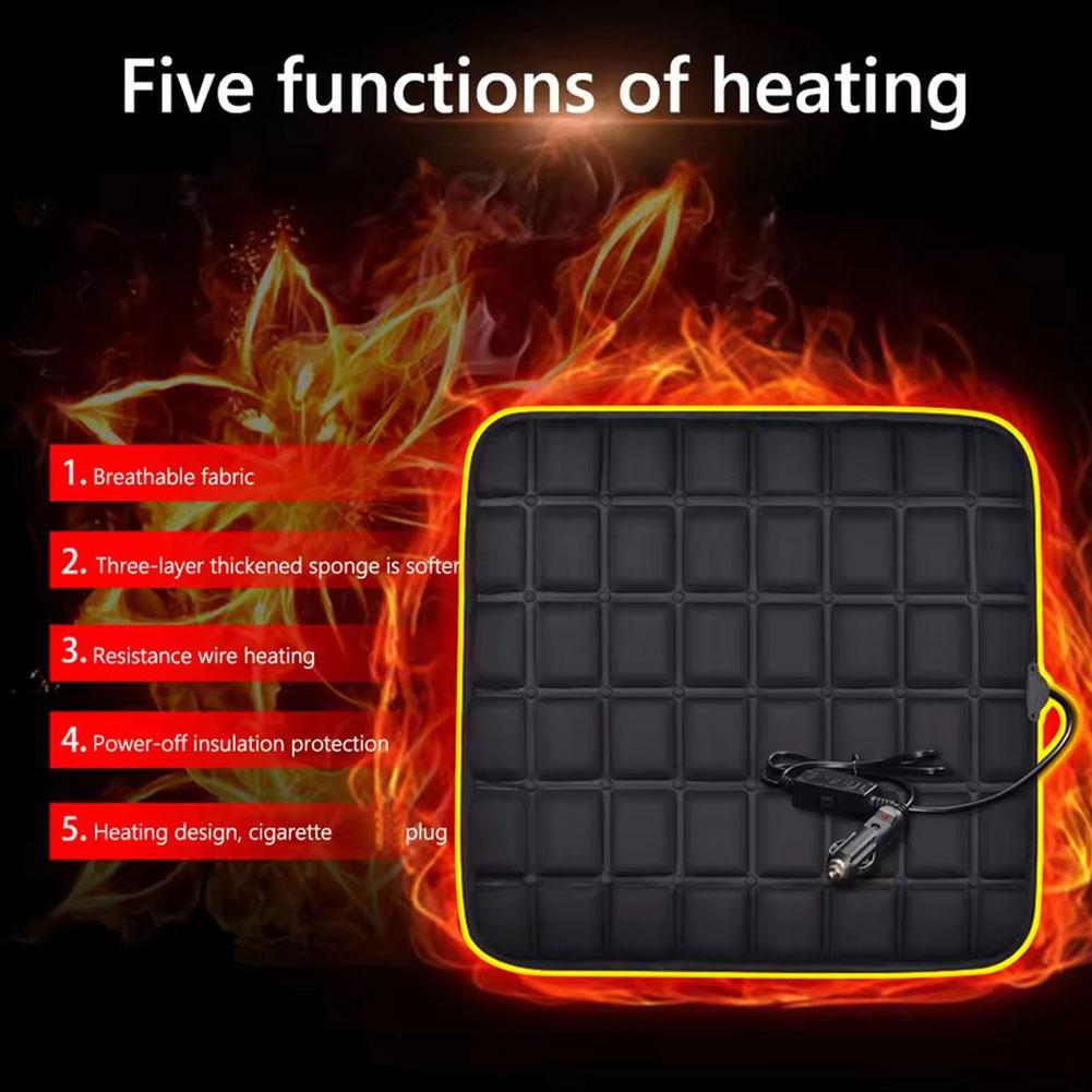 Cojín calefactor para coche, a - Car Accessories For Winter reseña y precio