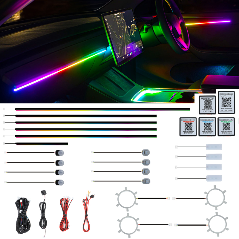 Kit de Luces LED RGBIC para In - Led Interior Ambient Light reseña y precio