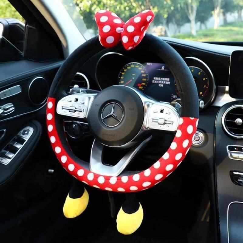Linda funda de volante de felp - Car Accessories For Winter reseña y precio