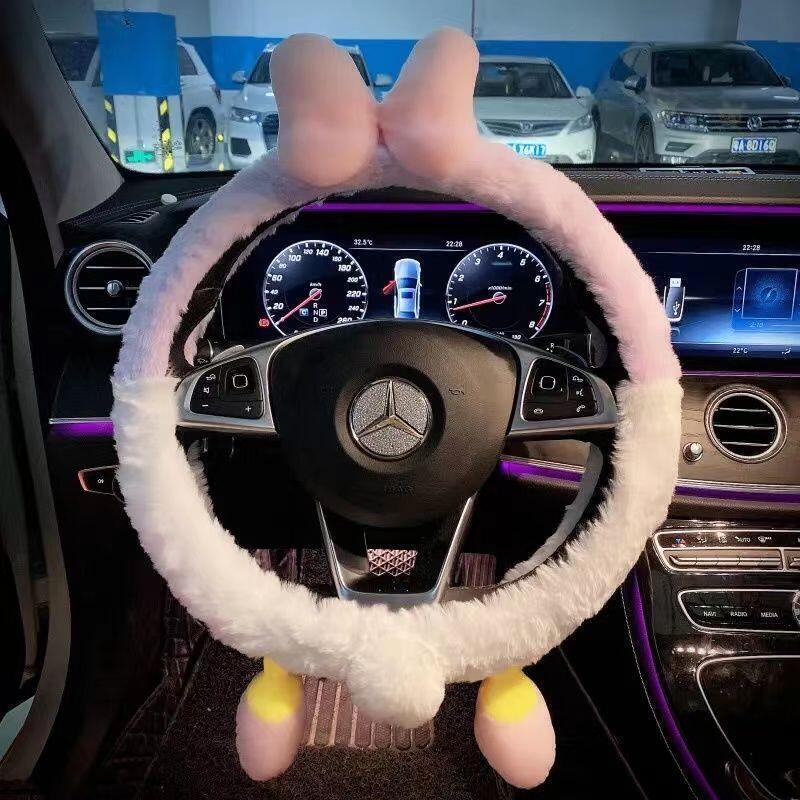 Linda funda de volante de felp - Car Accessories For Winter reseña y precio